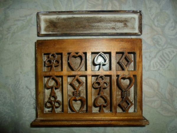 Porta Baralho em MDF Patina